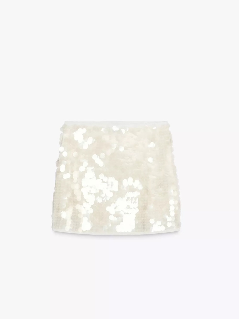 Zara Sequin Knit Mini Skirt NWT